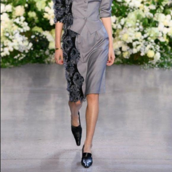 Calvin Luo Spring 2019 RTW Runway Fringe Skirt - Picture 1 of 9